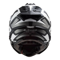 LS2 MX701 Explorer HPFC Alter (L) Matte Black / White - 06 LS2MX701ALTBWL#