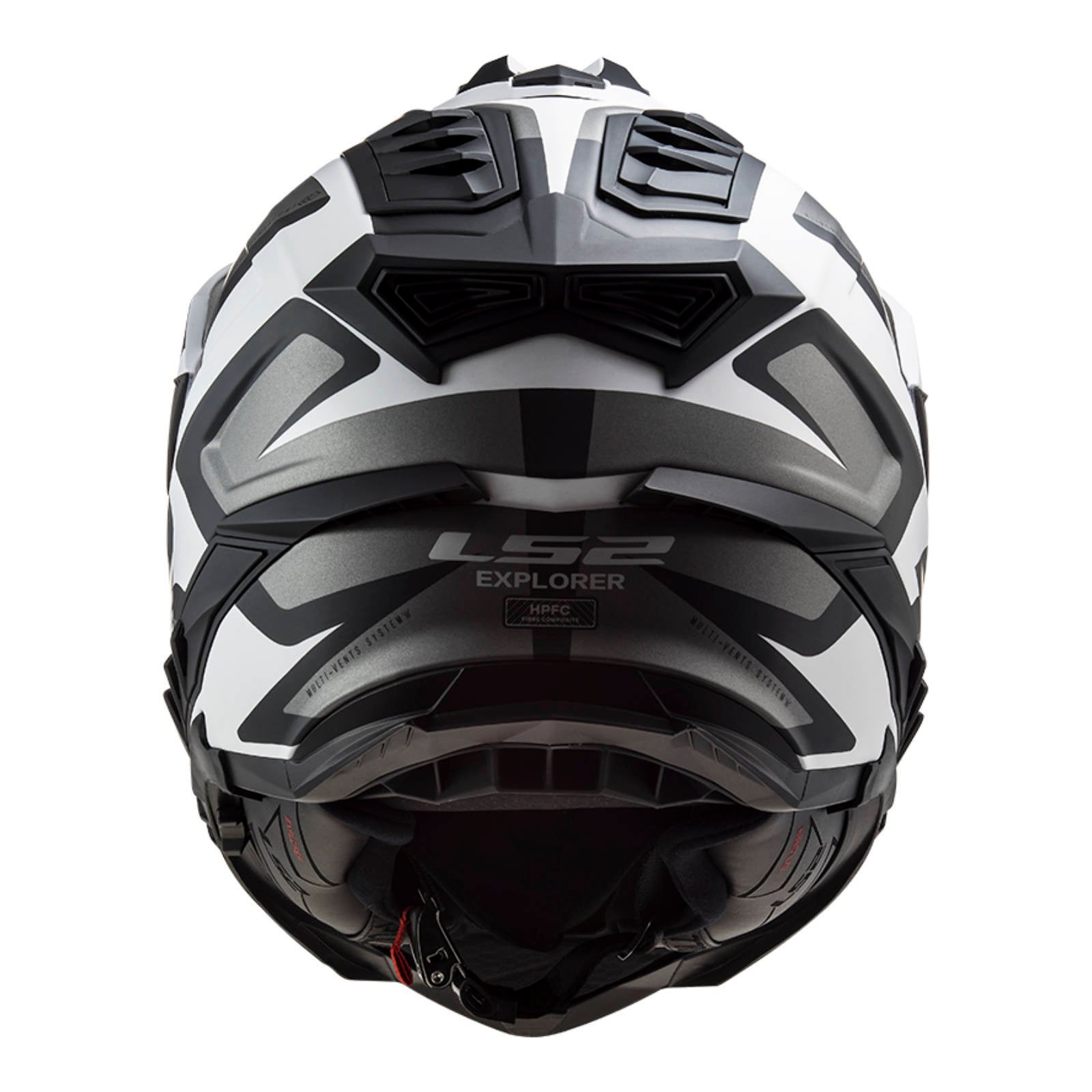 LS2 MX701 Explorer HPFC Alter (S) Matte Black / White 06 LS2MX701ALTBWS#
