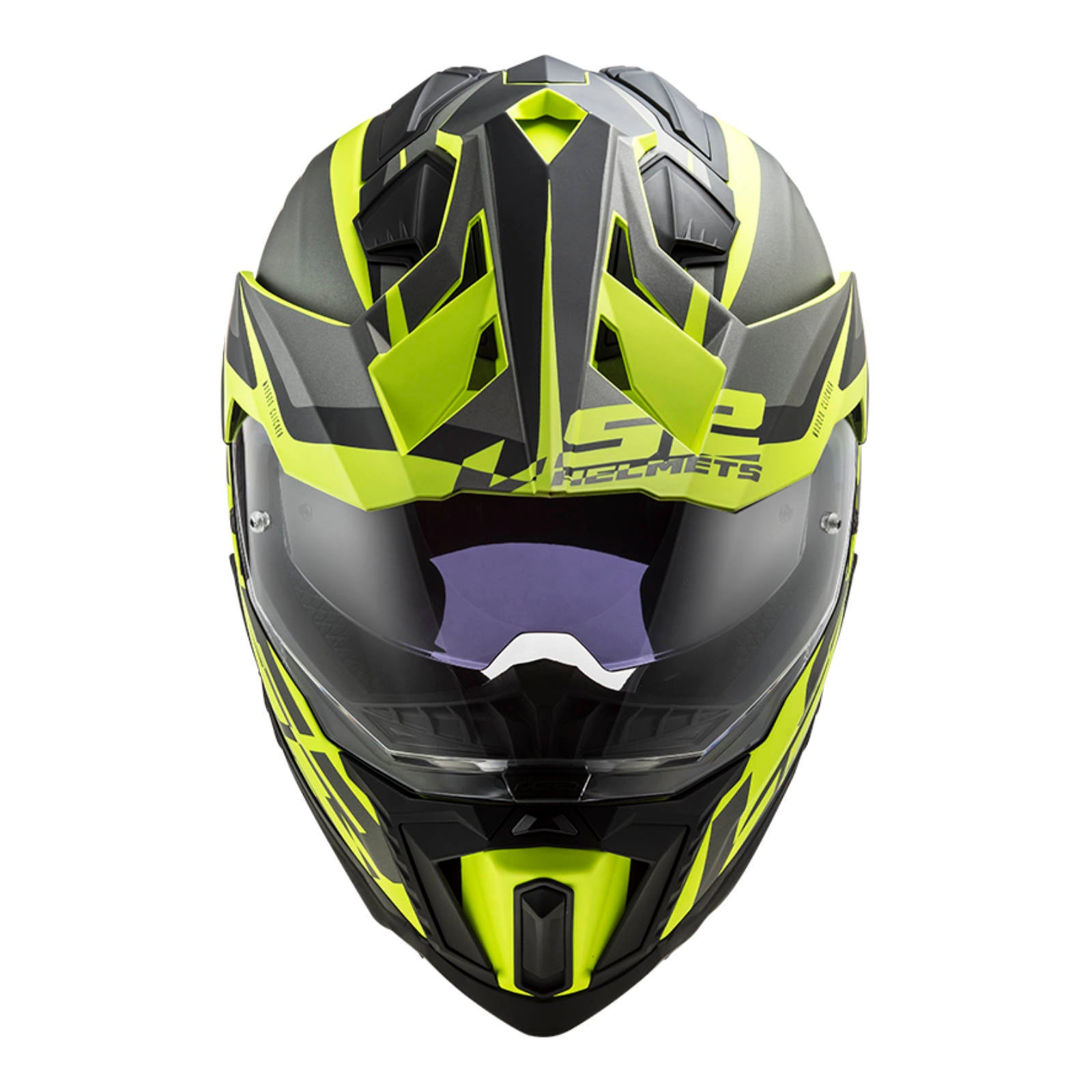 LS2 MX701 Explorer (3XL) Alter - Matte Black / Hi-Vis Yellow LS2MX701ALTMBY3XL#