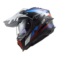 LS2 MX701 Explorer Carbon (S) Frontier - Black / Blue LS2MX701BLKTITS#
