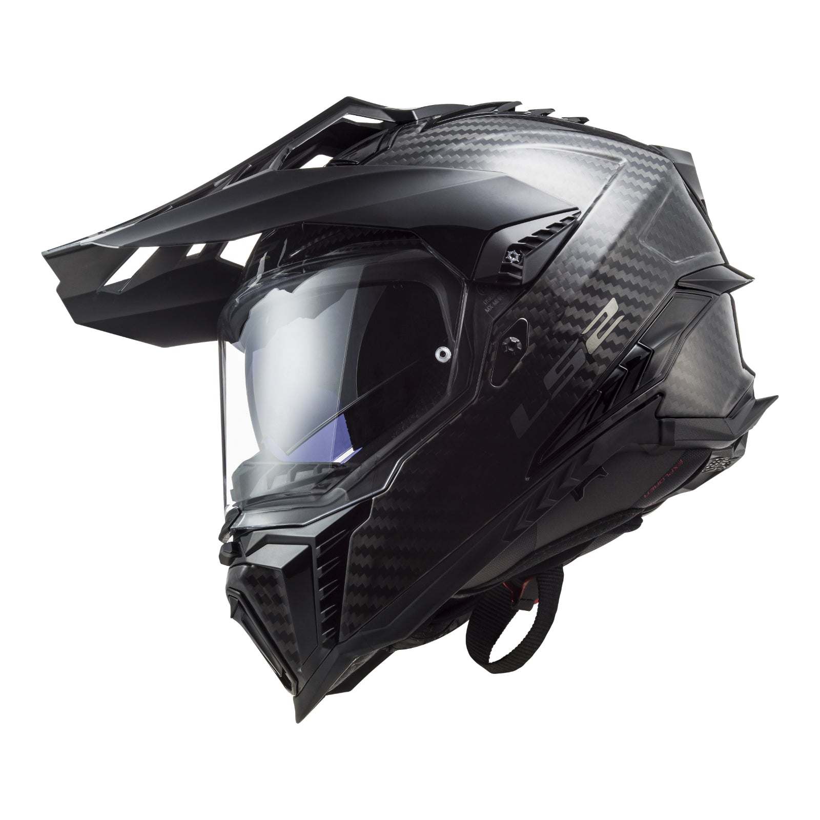 LS2 MX701 Explorer Carbon (S) - Carbon LS2MX701GLOSSCS#