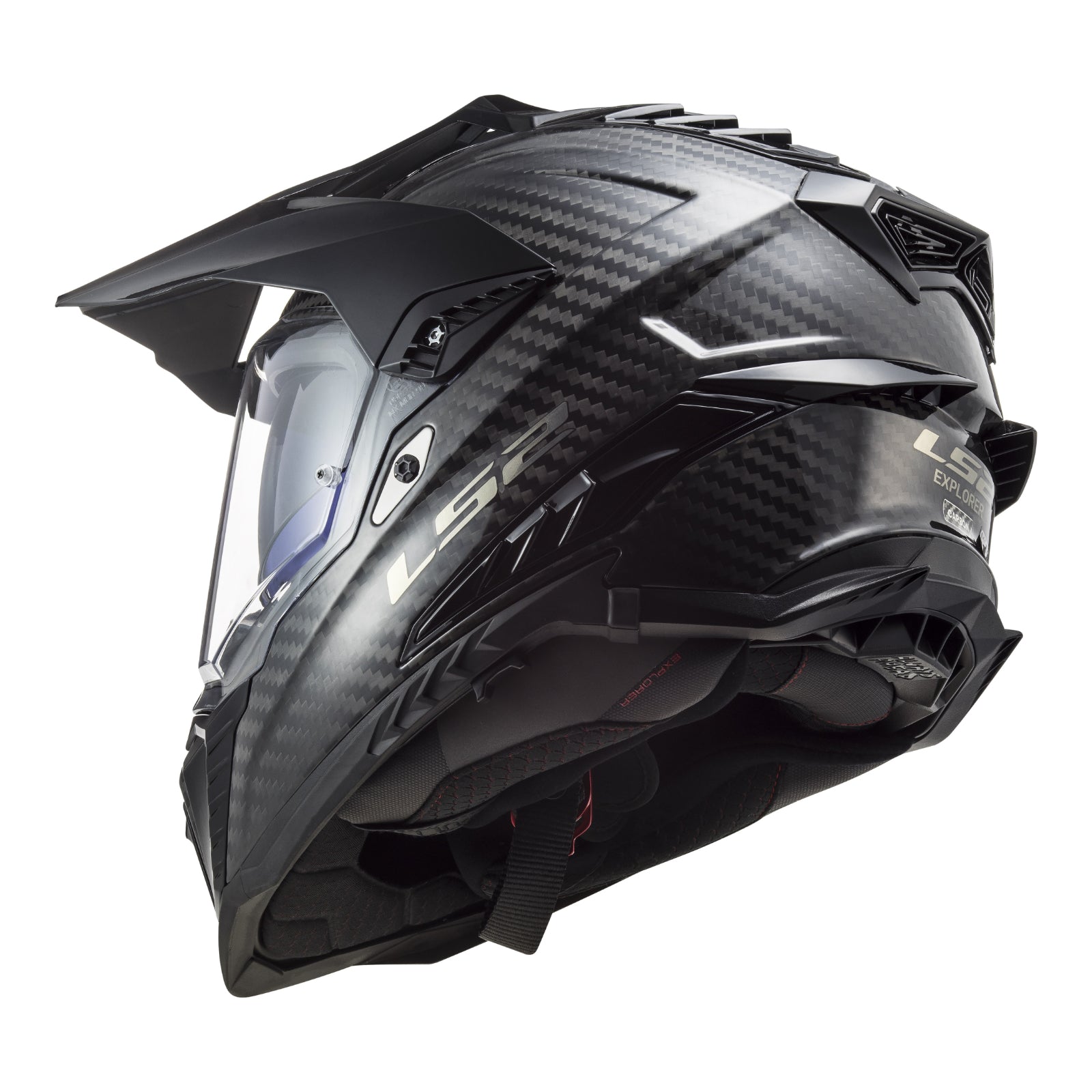 LS2 MX701 Explorer Carbon (XS) - Carbon LS2MX701GLOSSCXS#
