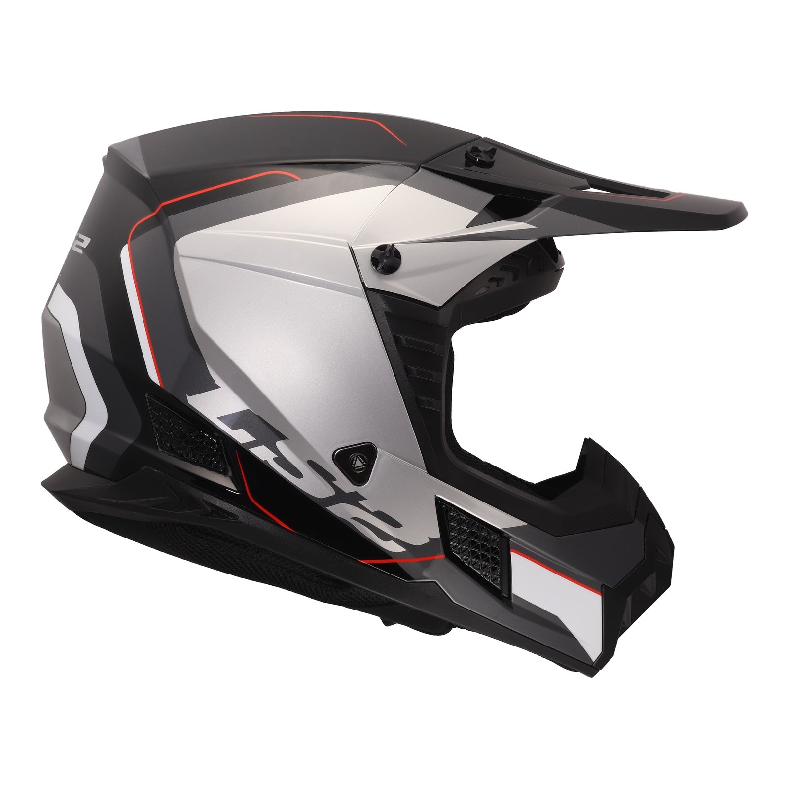 LS2 MX706 COZ Arched Helmet - Black / Silver / Titanium (L) LS2MX706ABSTL#