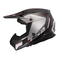 LS2 MX706 COZ Arched Helmet - Black / Silver / Titanium (M) LS2MX706ABSTM#