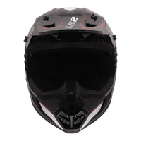 LS2 MX706 COZ Arched Helmet - Black / Silver / Titanium (XL) LS2MX706ABSTXL#