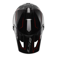 LS2 MX706 COZ Arched Helmet - Black / Silver / Titanium (XS) LS2MX706ABSTXS#