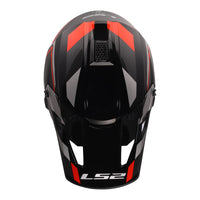 LS2 MX706 COZ Frontier II Helmet - Red / Black / Titanium (2XL) LS2MX706FRBT2XL#