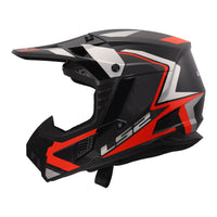 LS2 MX706 COZ Frontier II Helmet - Red / Black / Titanium (L) LS2MX706FRBTL#
