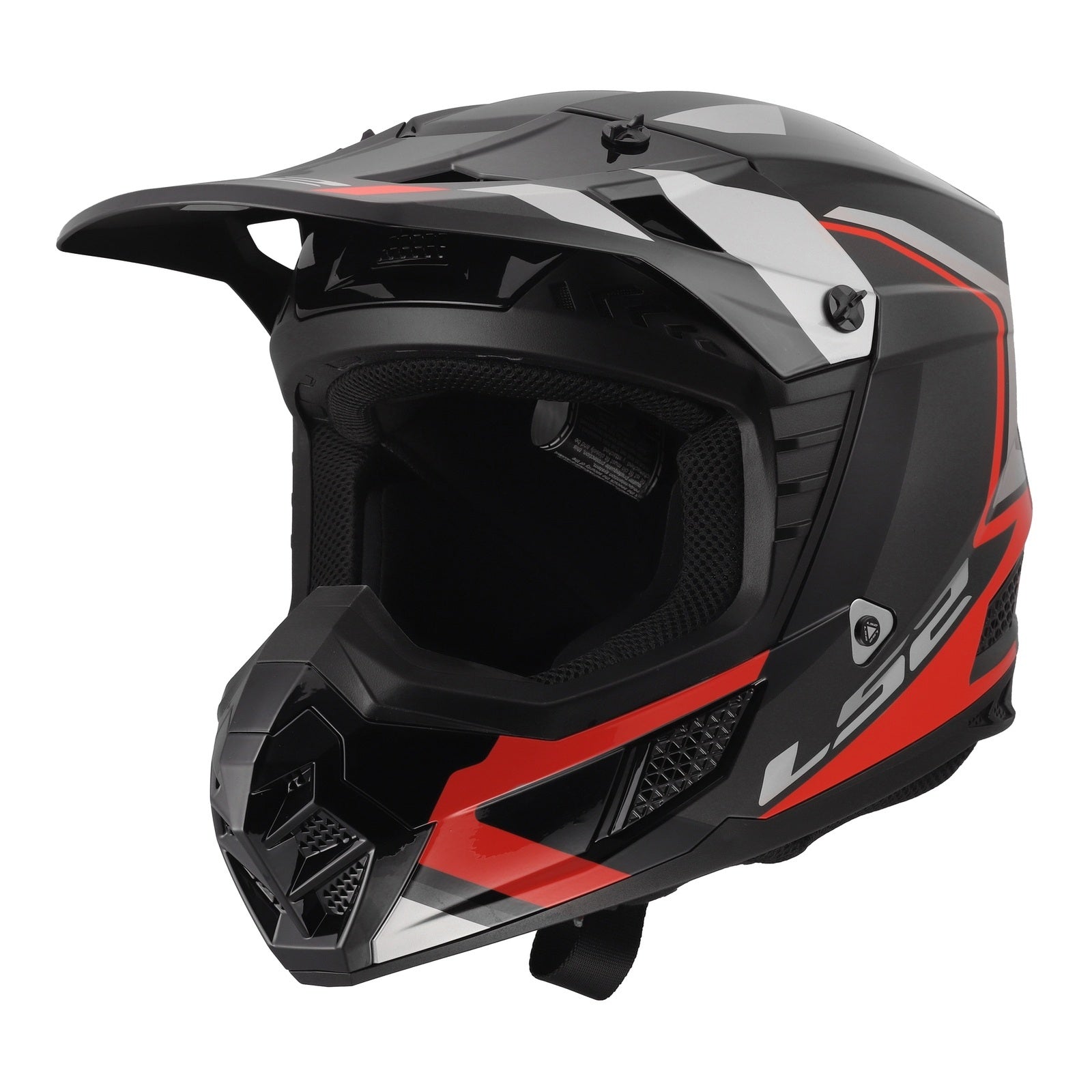 LS2 MX706 COZ Frontier II Helmet - Red / Black / Titanium (L) LS2MX706FRBTL#