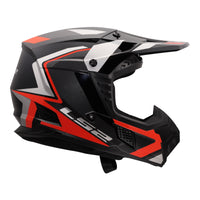 LS2 MX706 COZ Frontier II Helmet - Red / Black / Titanium (L) LS2MX706FRBTL#
