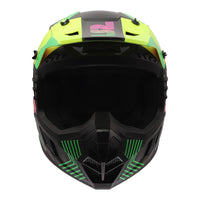 LS2 MX706J COZ Junior Helmet - Chromatic Black / Hi-Vis Pink (L) LS2MX706JCBHVYPYL#