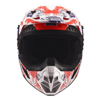 LS2 MX706J COZ Fantasy Junior Helmet - Matte White / Red / Blue 06 (L) LS2MX706JFWRBYL#