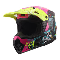 LS2 MX706J COZ Gorilla Junior Helmet - Gloss Purple (L) LS2MX706JGBPYL#