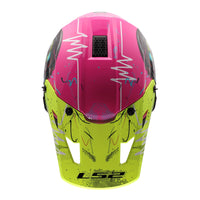 LS2 MX706J COZ Gorilla Junior Helmet - Gloss Purple (S) LS2MX706JGBPYS#