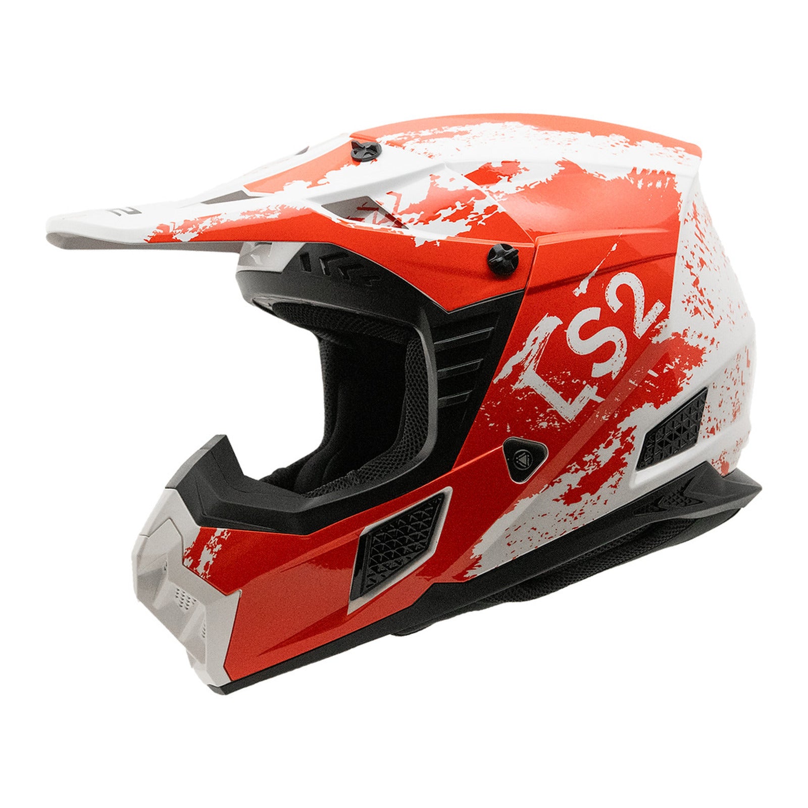 LS2 MX706J COZ Hyde Junior Helmet - Red/White (YS) LS2MX706JHREDWHYS#