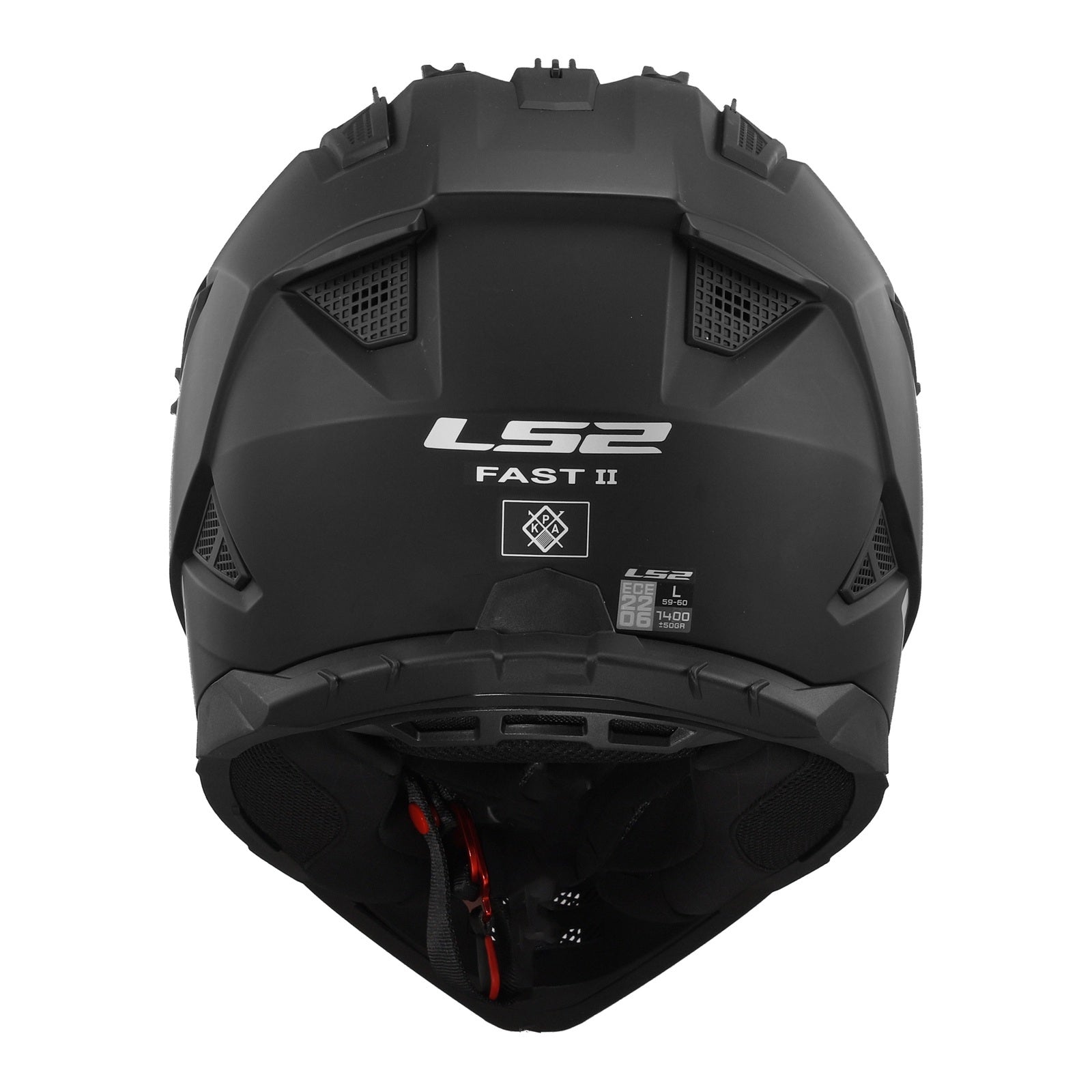 LS2 MX708 Fast II (XS) Matte Black 06 LS2MX708MBXS#