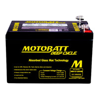 MB12120NB Motobatt Deep Cycle AGM 12ah/C10 MBDC12120NB#