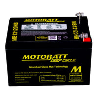 MB12120NB Motobatt Deep Cycle AGM 12ah/C10 MBDC12120NB#