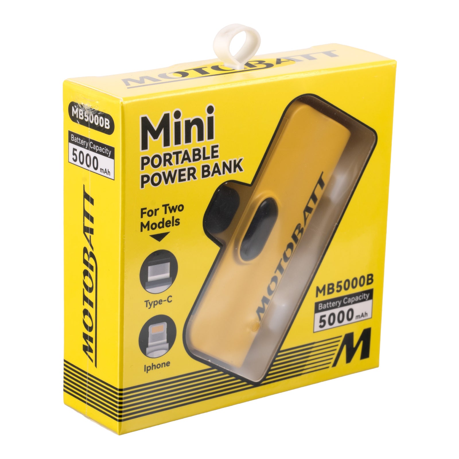 Motobatt Lithium Mini Portable Power Bank 5000mAh MBZLPB5000#