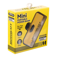 Motobatt Lithium Mini Portable Power Bank 5000mAh MBZLPB5000#
