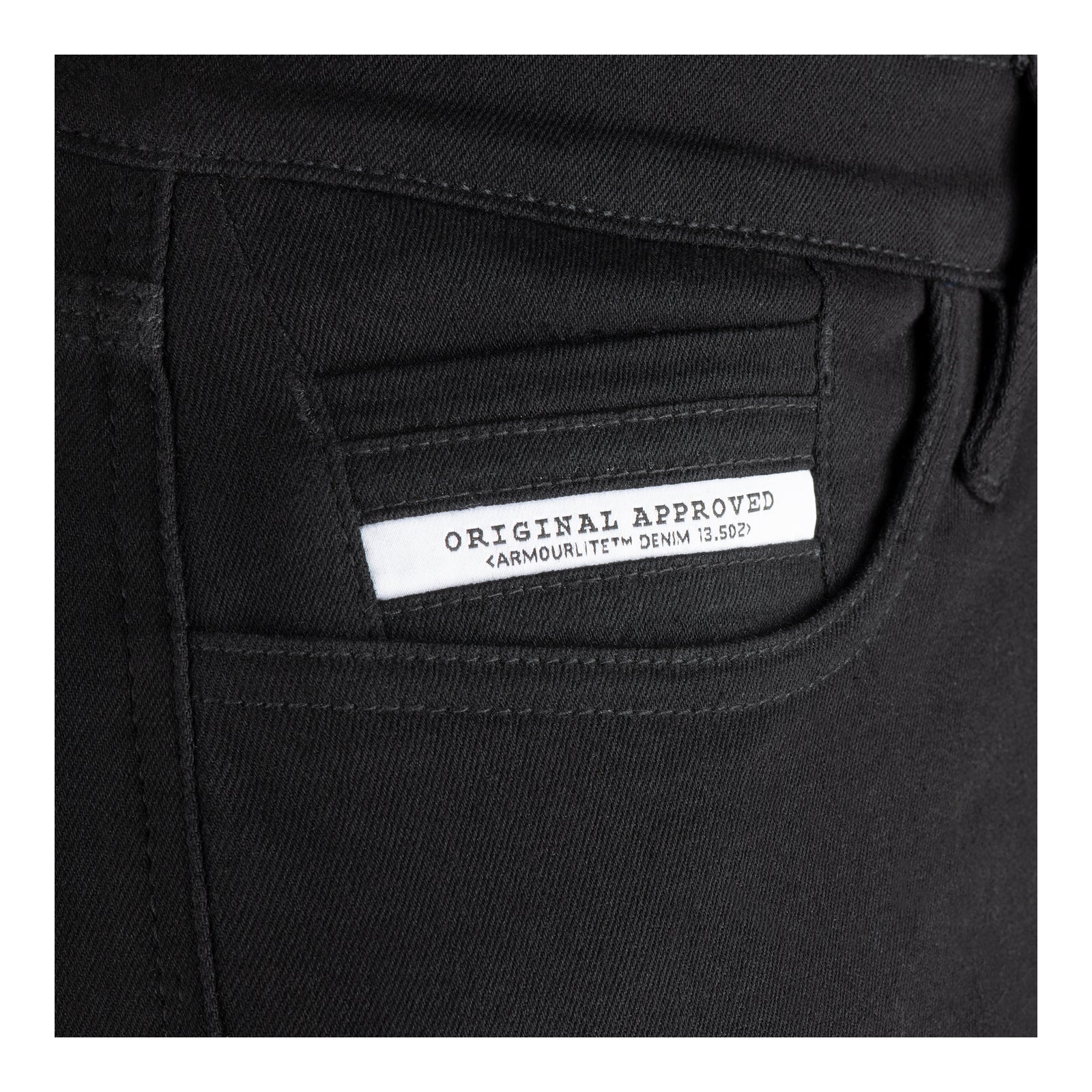 Oxford AA Super Stretch Men's Jean - Black (Regular) (42R) OXDM229601R42#