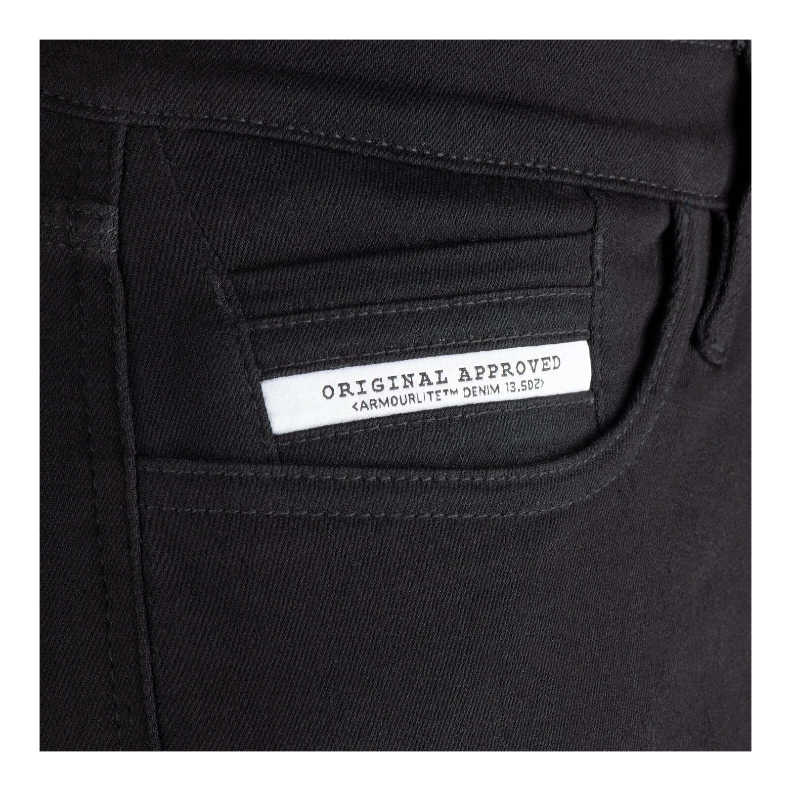Oxford AA Super Stretch Men's Jean - Black (Short) (32S) OXDM229601S32#