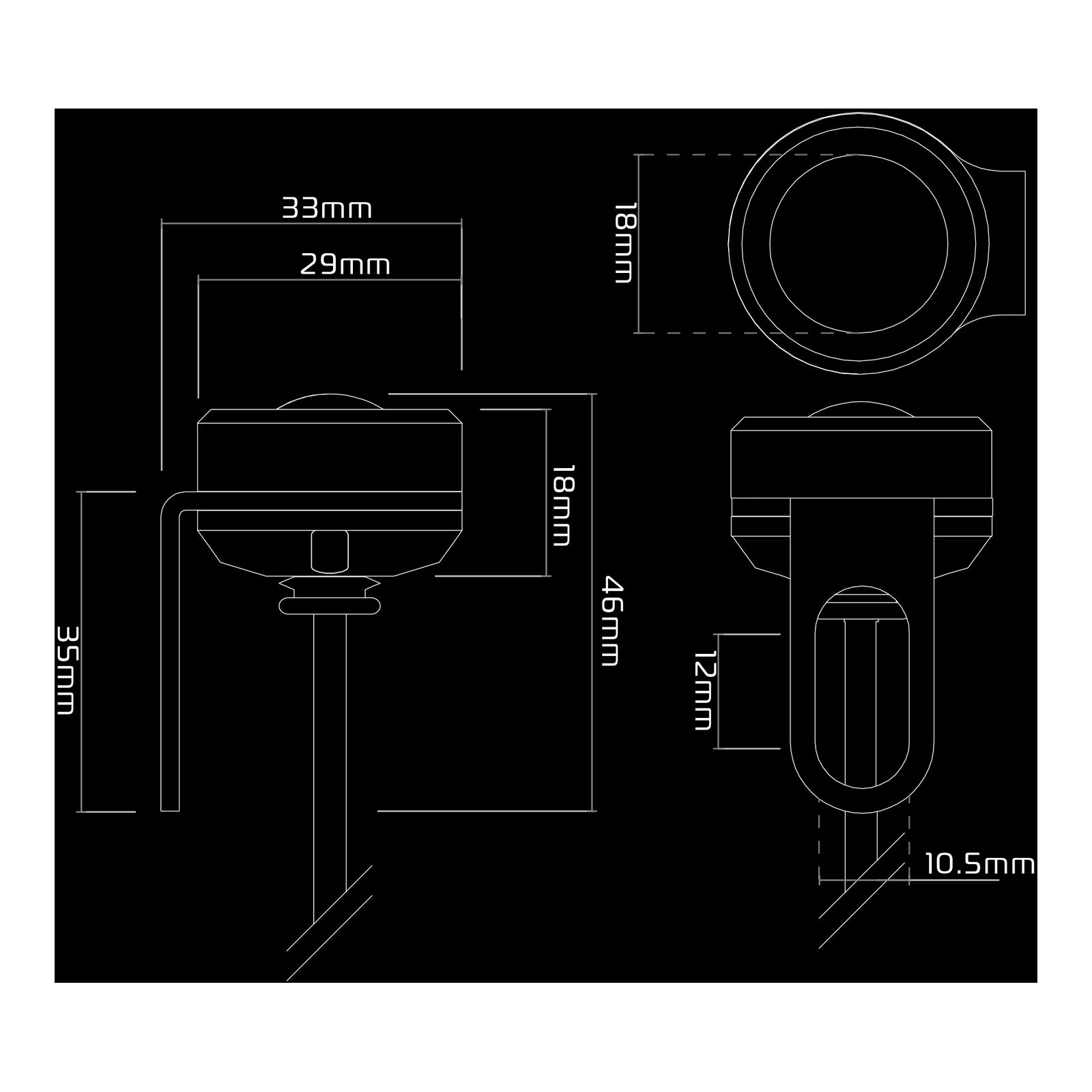 Oxford Run Light - Rear OXEL382#