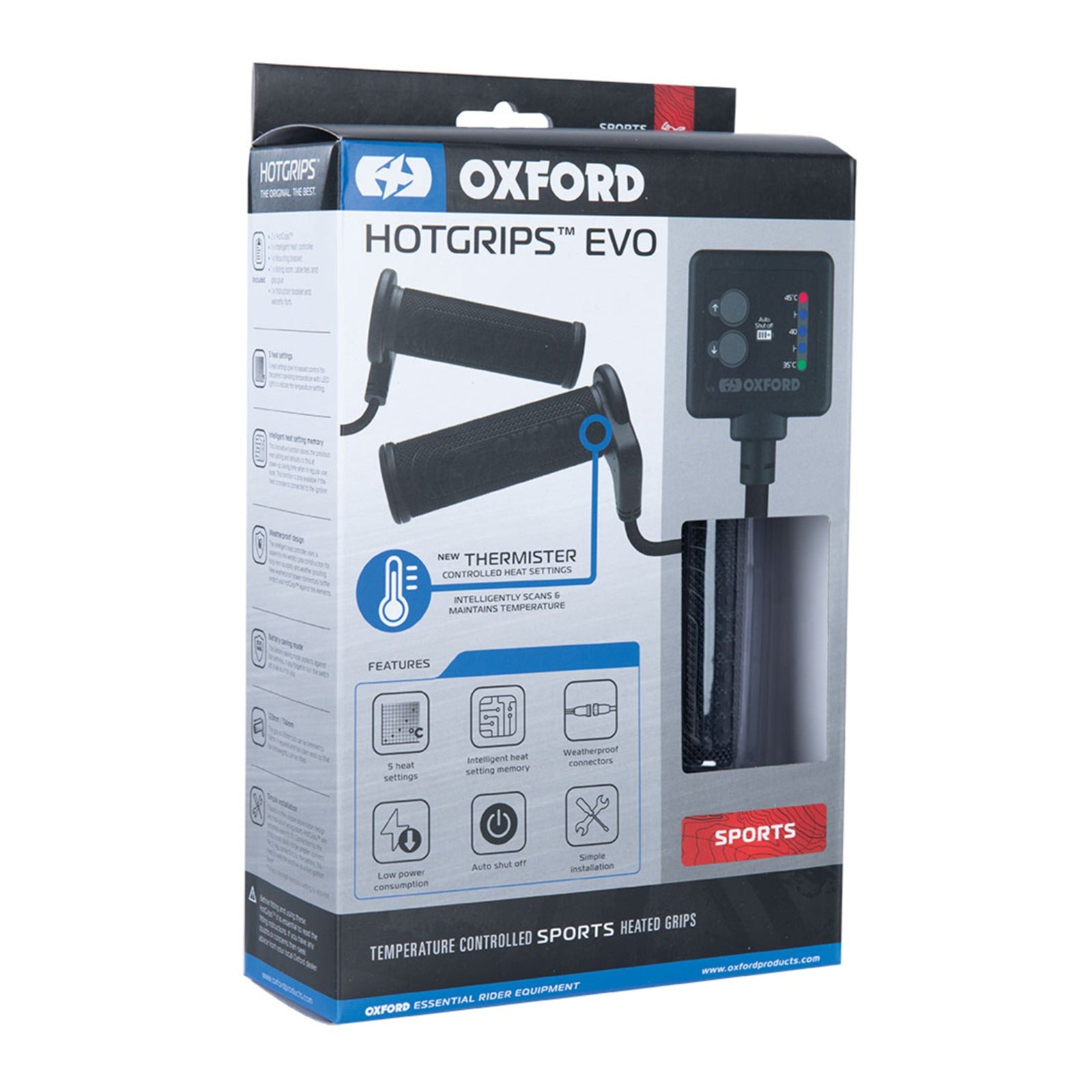 OXFORD EVO Hotgrips® Sports - V9 Thermister Switch #OXEL422