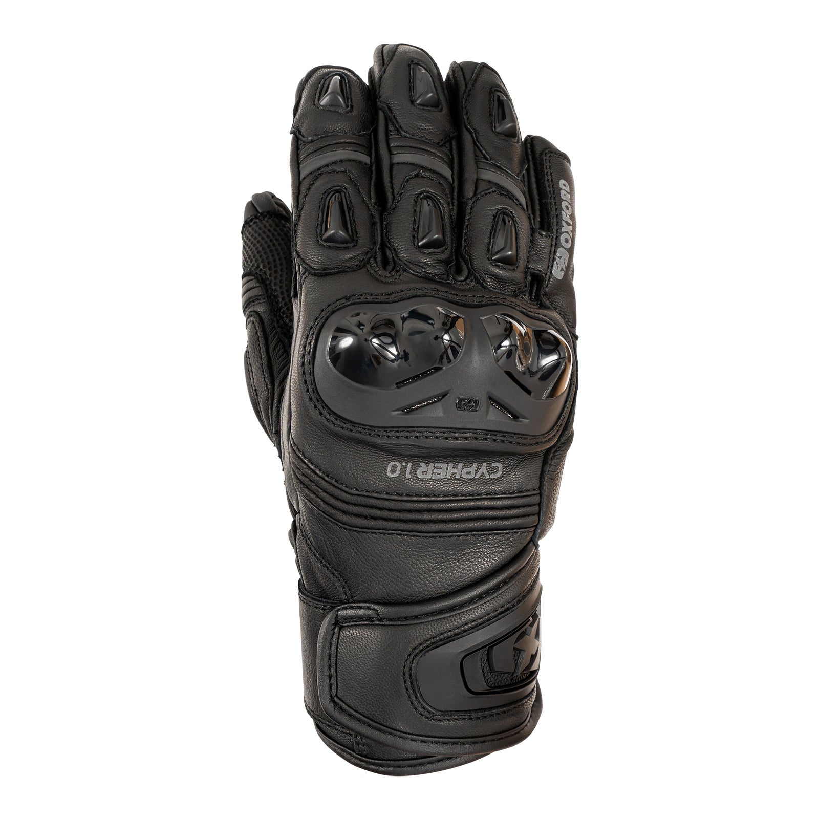 Oxford Cypher 1.0 Short Leather Men's Glove - Stealth Black (S) OXGM223203S#