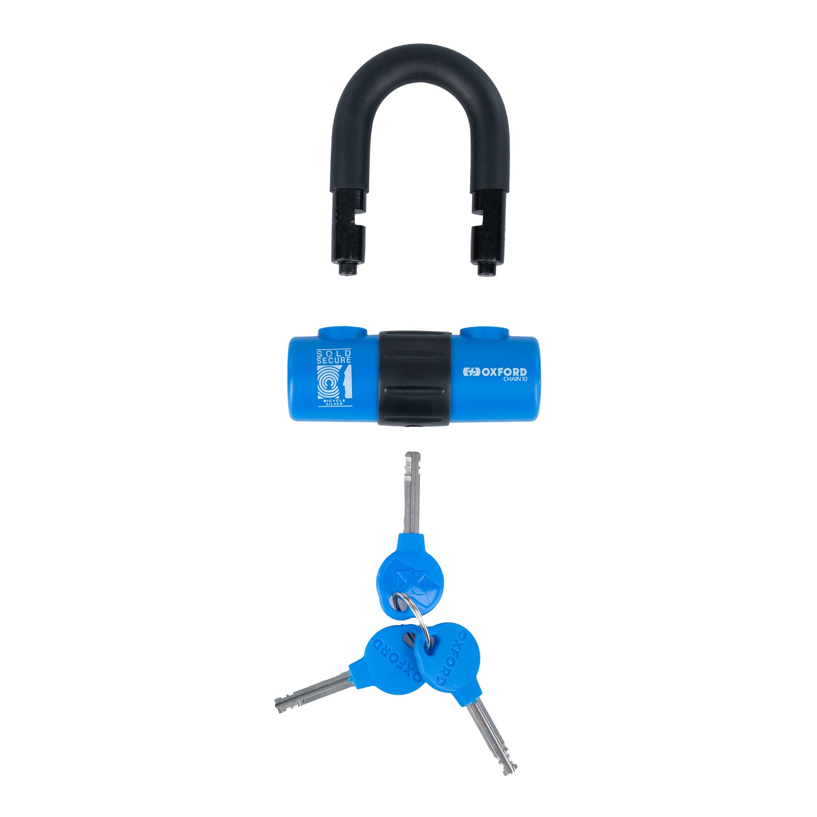 Oxford Chain 10mm Lock & Mini Shackle 10mmx1400mm OXLK183#