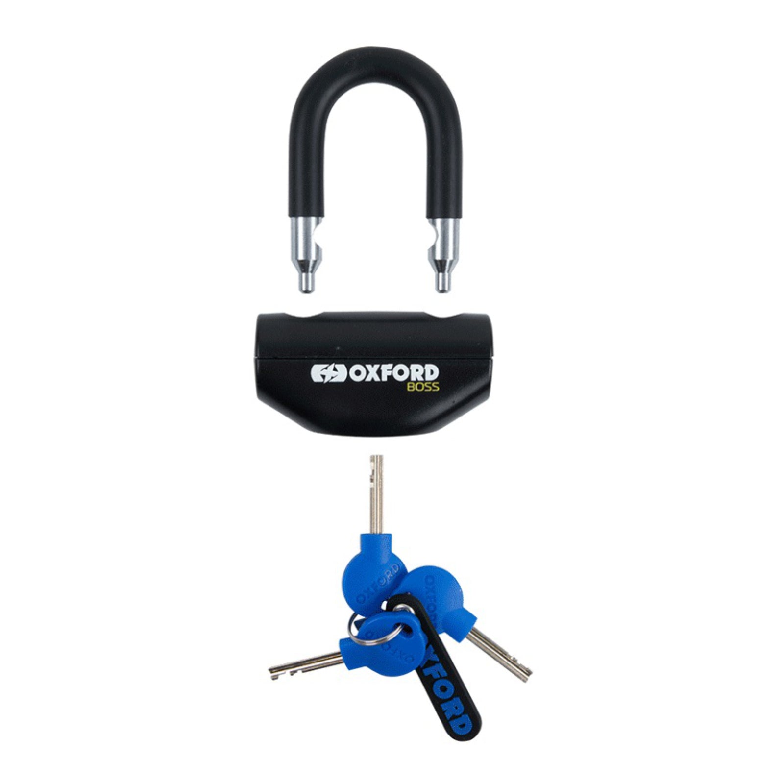 Oxford Boss 12.7mm Padlock - Black (Unpackaged) OXLK380B#