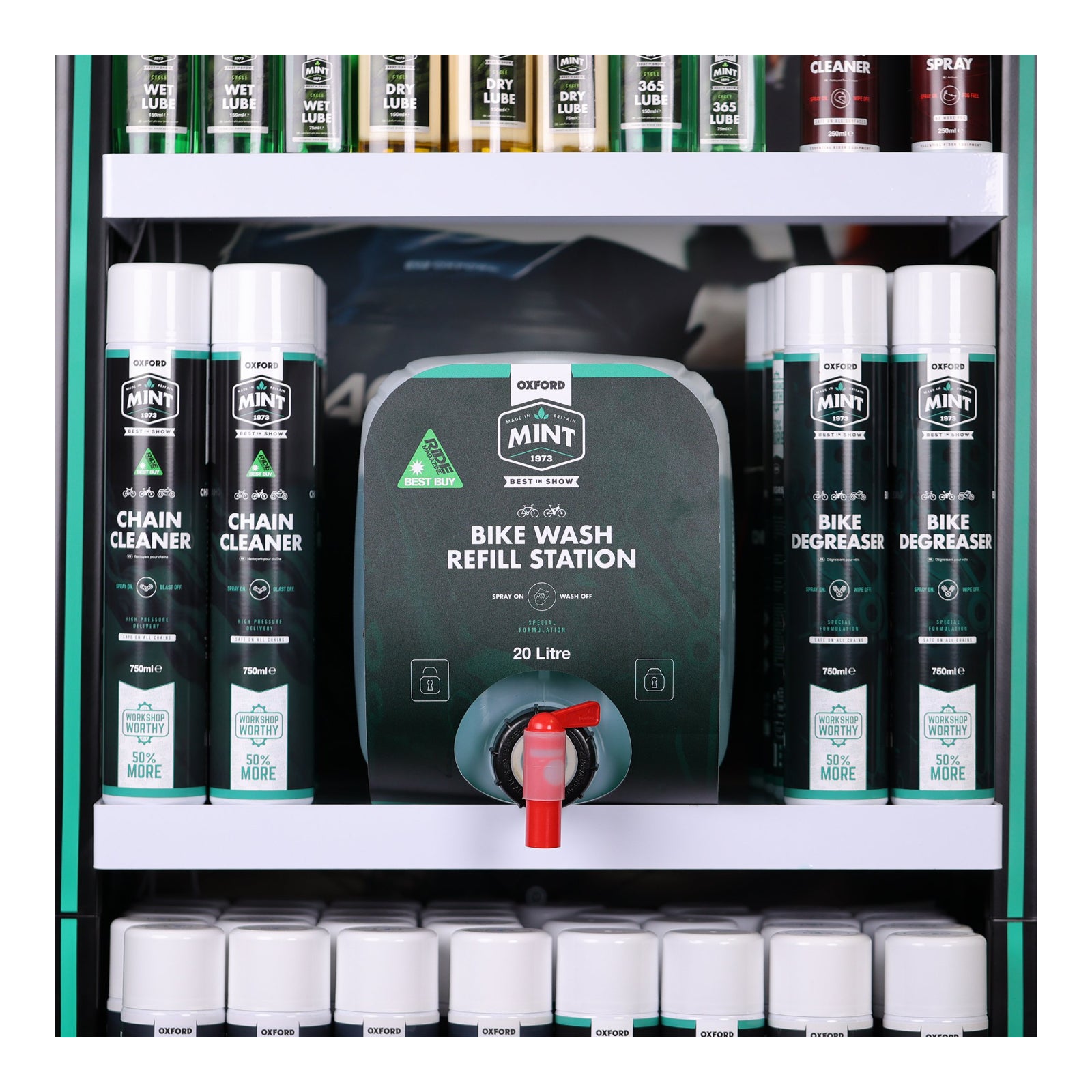 Oxford Mint Bike Wash Refill Station OXOC107#