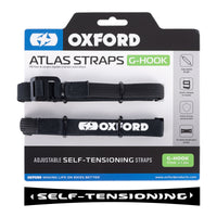 Oxford Atlas G-Hook 17mm X 1.2m Black (Pair) OXOX300#