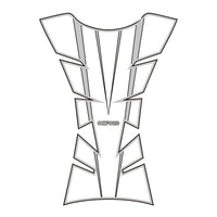 Oxford Sheer Arrow Tank Pad - Silver OXOX542#