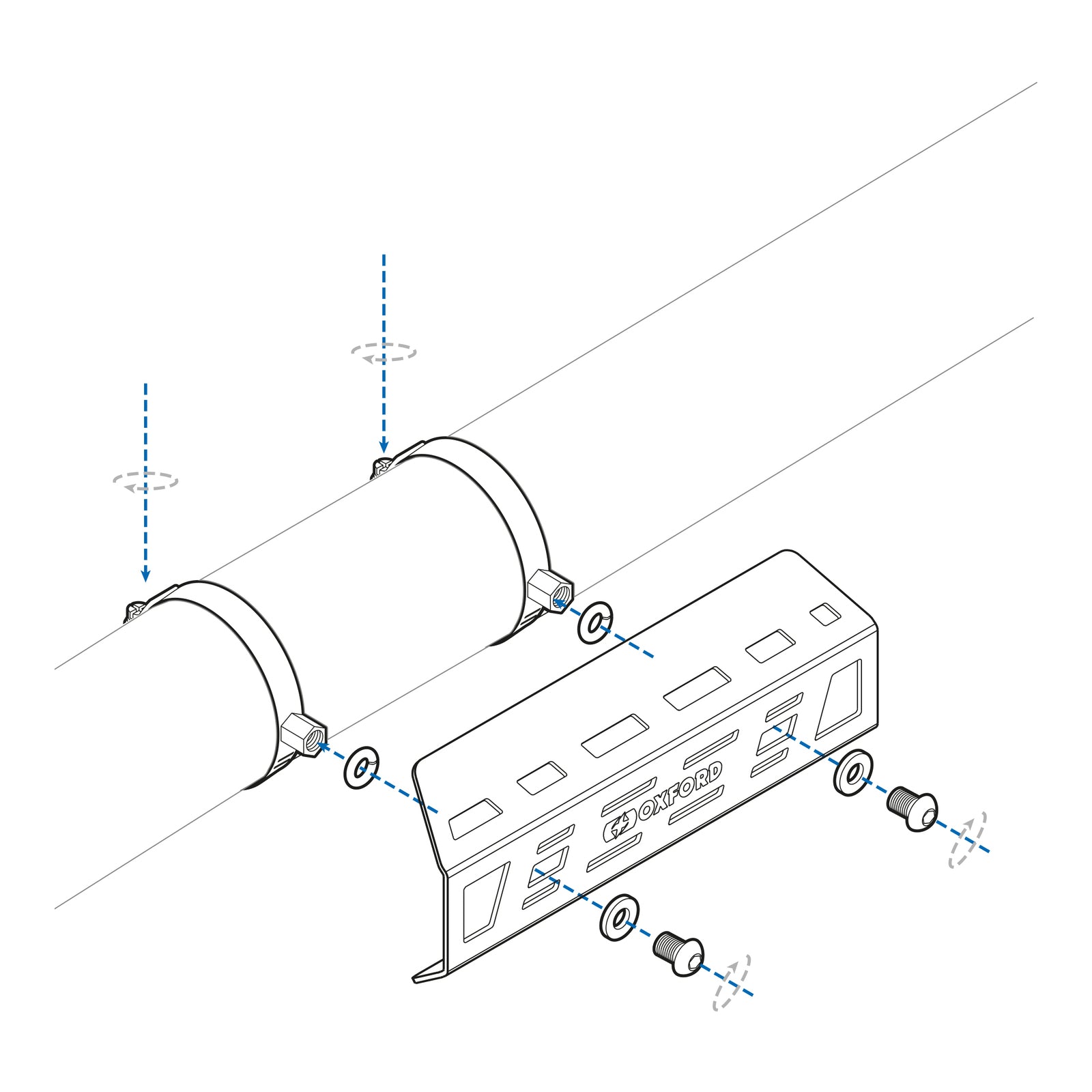 Oxford Adventure Exhaust Heat Shield OXOX642#