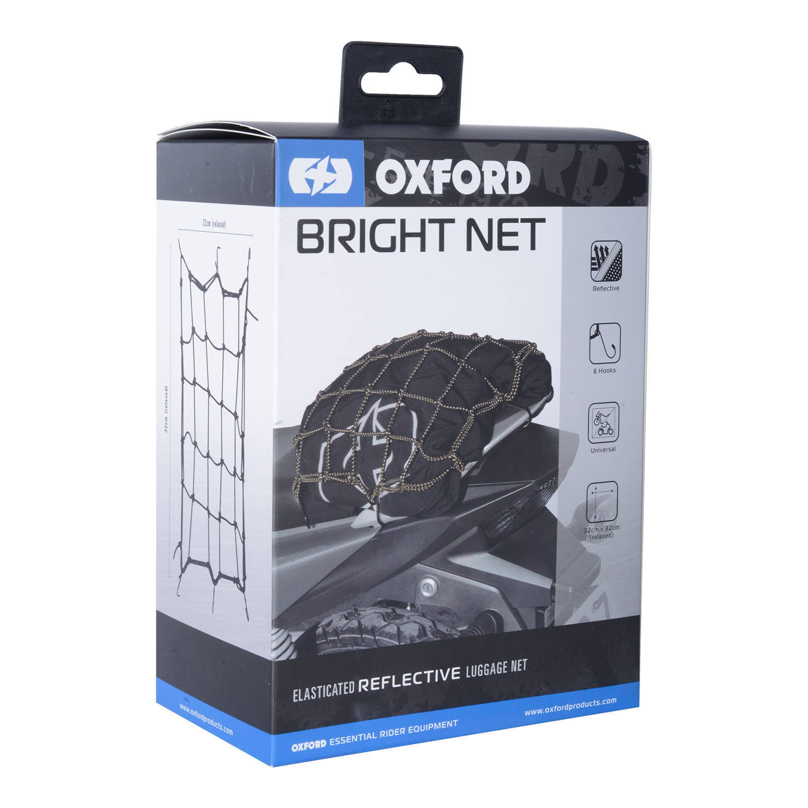 Oxford Cargo Bright Net - Black / Reflective OXOX658#