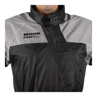 Oxford Rainseal One-Piece Rain Suit - Bright / Black (M) OXRM211005M#