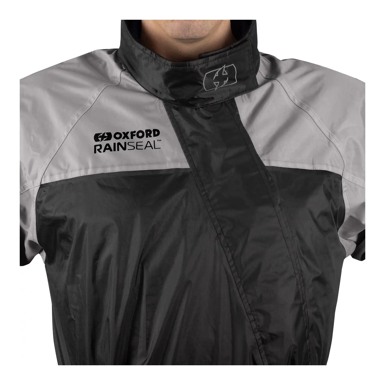 Oxford Rainseal One-Piece Rain Suit - Bright / Black (S) OXRM211005S#