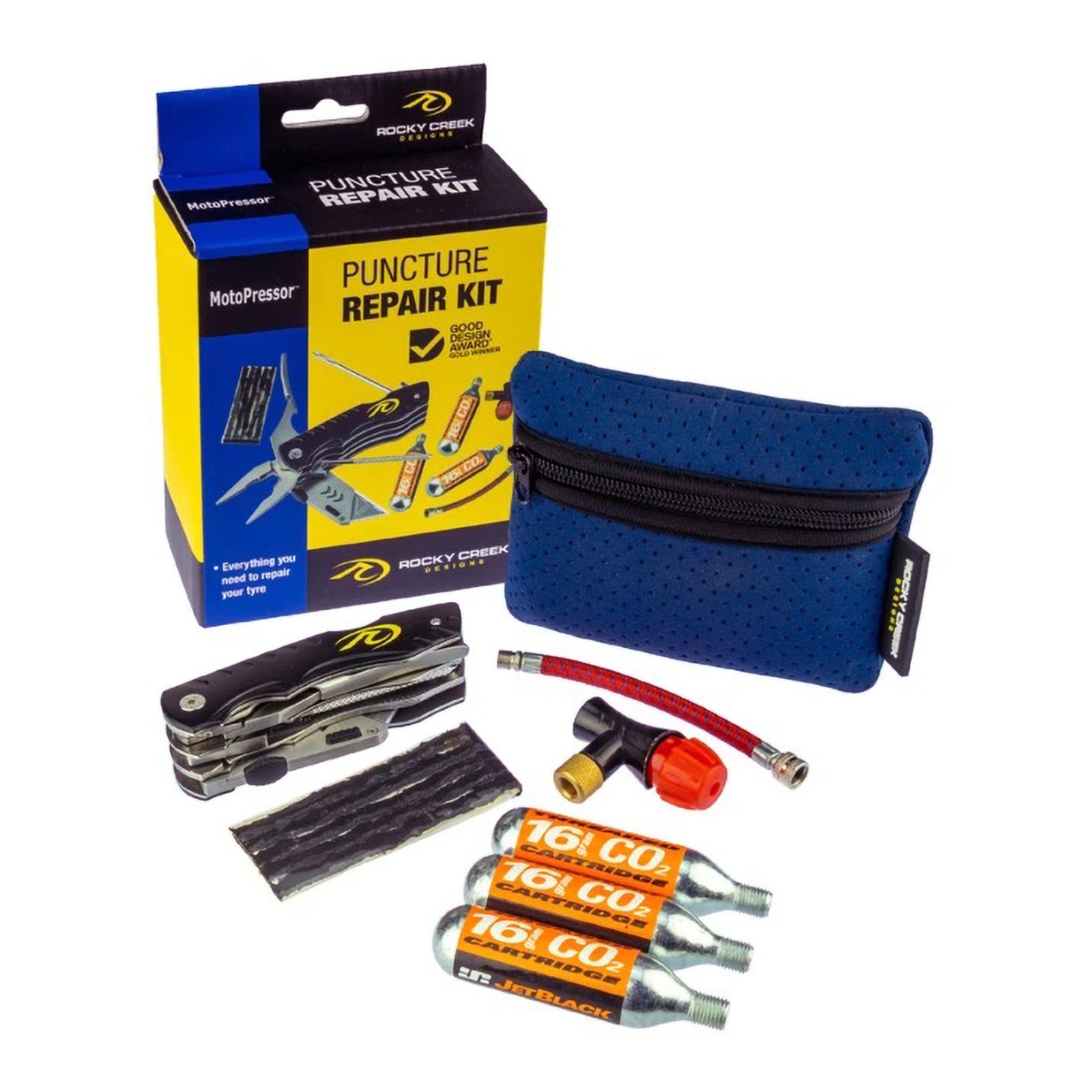 Rocky Creek MotoPressor Puncture Repair Kit RC4631#