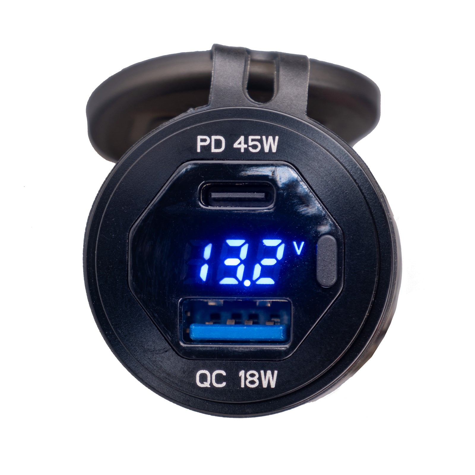 Rocky Creek PA032 USB A&C Power Adapter with Voltmeter RCPA032#