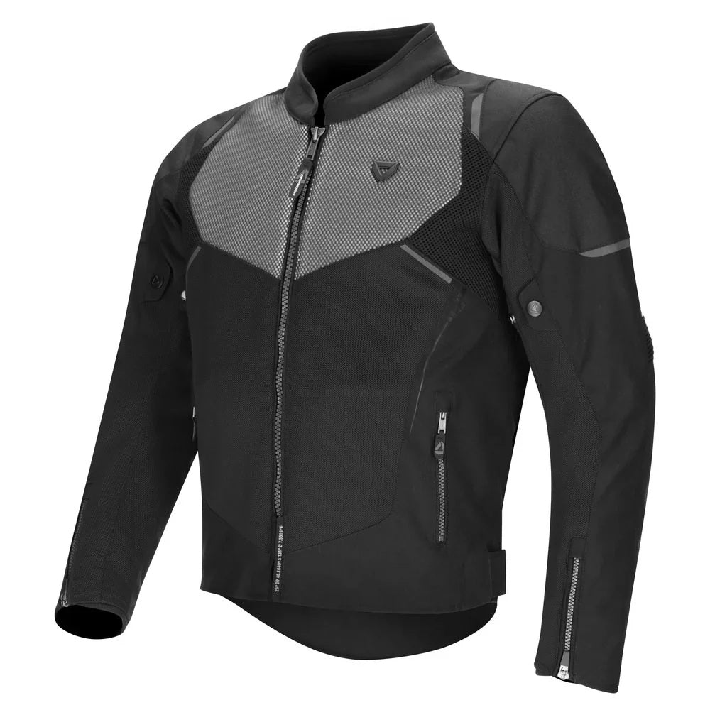 Dririder Air-Ride Pro AA certified Summer Jacket-Black/White-L #2128609