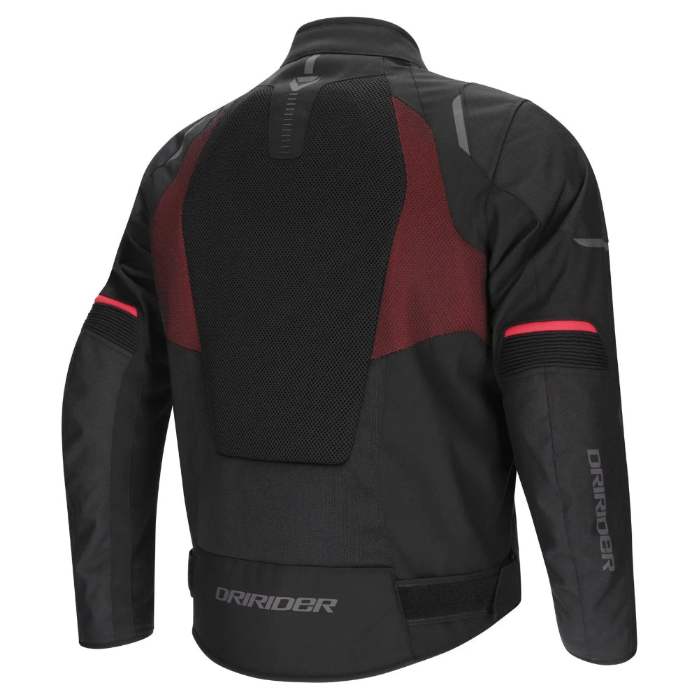 Dririder Air-Ride Pro AA certified Summer Jacket-Black/Red-L #2128602