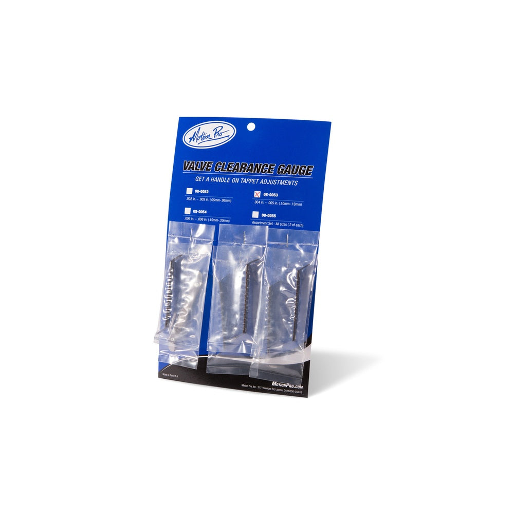 New MOTION PRO Feeler Gauges Tappet Siz.004-005 - 6 Piece 08-080053 | Australian Moto Spares