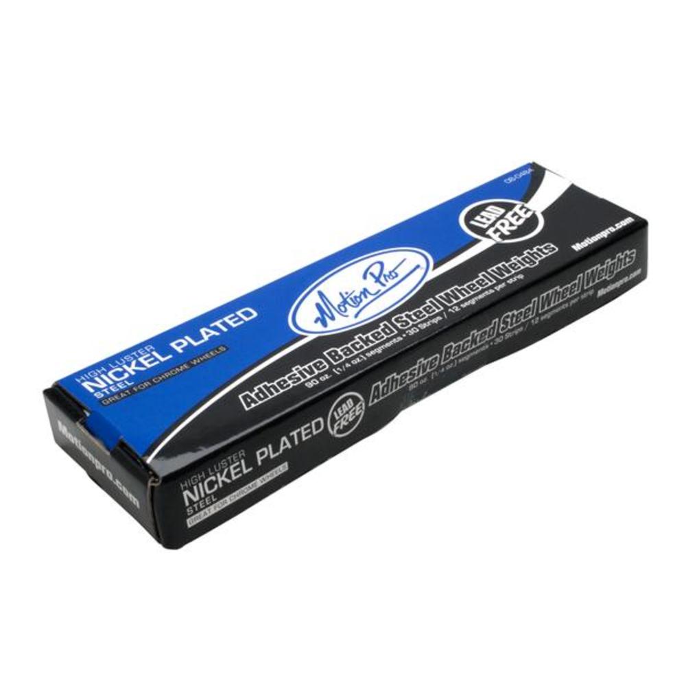 MOTION PRO Chrome Wheel Weight Steel 90oz box 360x7g segment Nickel 08-080484