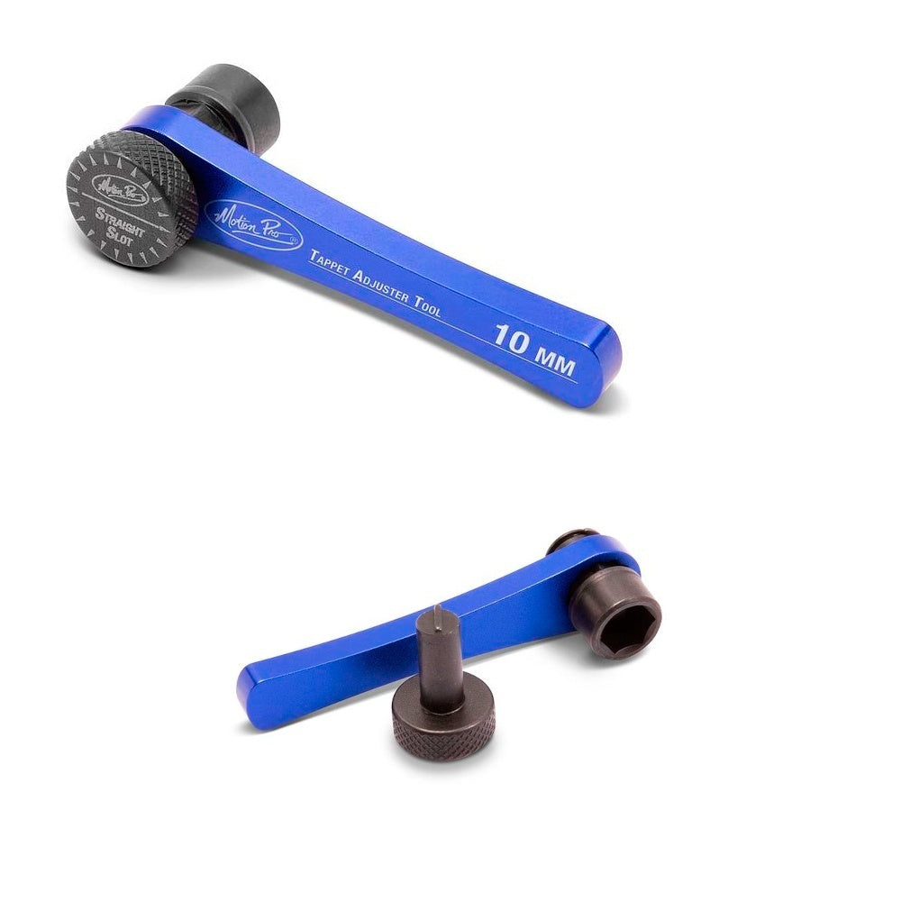 MOTION PRO Tappet Adjuster Tool 'Straight Slot' - w/10mm Socket Wrench 08-080735 | Australian Moto Spares