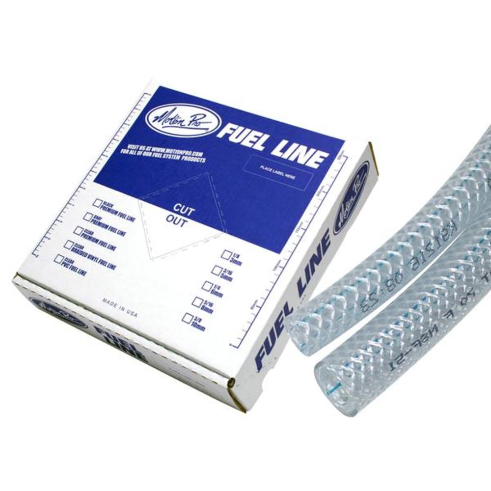 New MOTION PRO Braided Vinyl Fuel Line 3/8