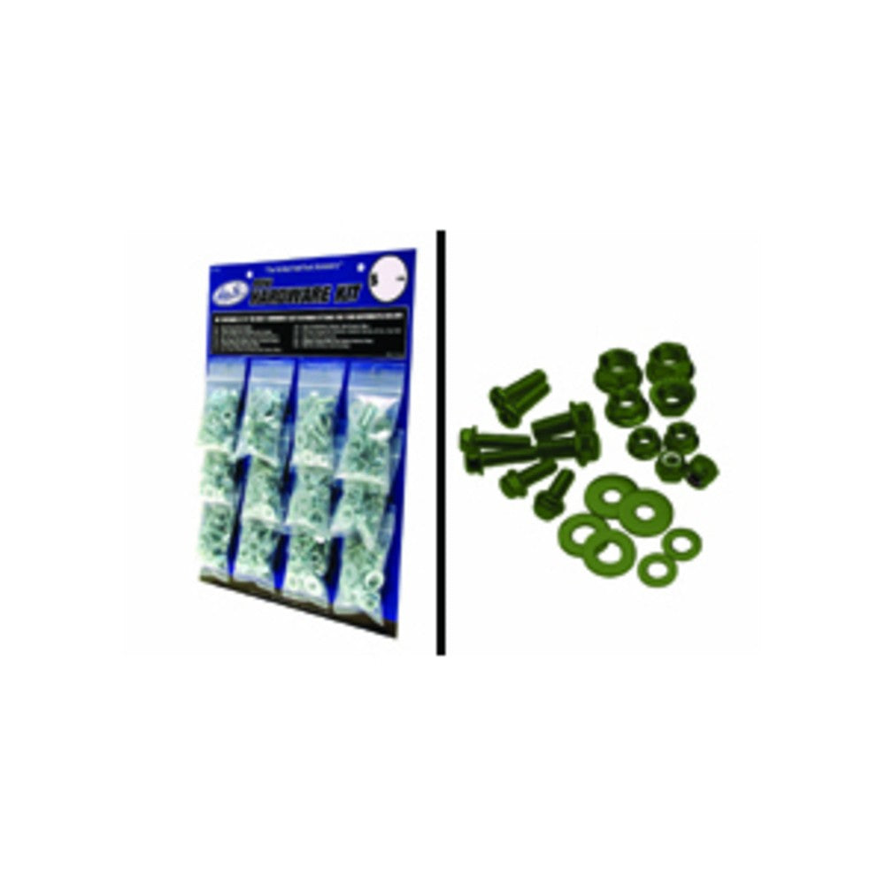 New MOTION PRO Mini Hardware Kit, Olive Green Card of 12 08-331300 | Australian Moto Spares
