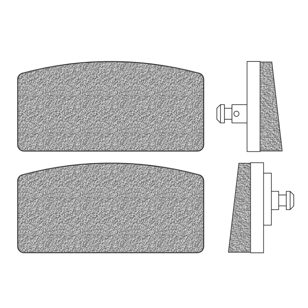 New NEWFREN Touring Organic Brake Pad - Front For BMW 1-FD0036-BT