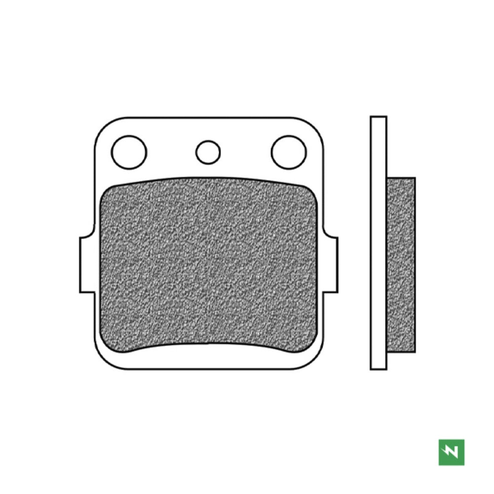 New NEWFREN Dirt Organic Brake Pad - Front For YAMAHA 1-FD0078-BD | Australian Moto Spares