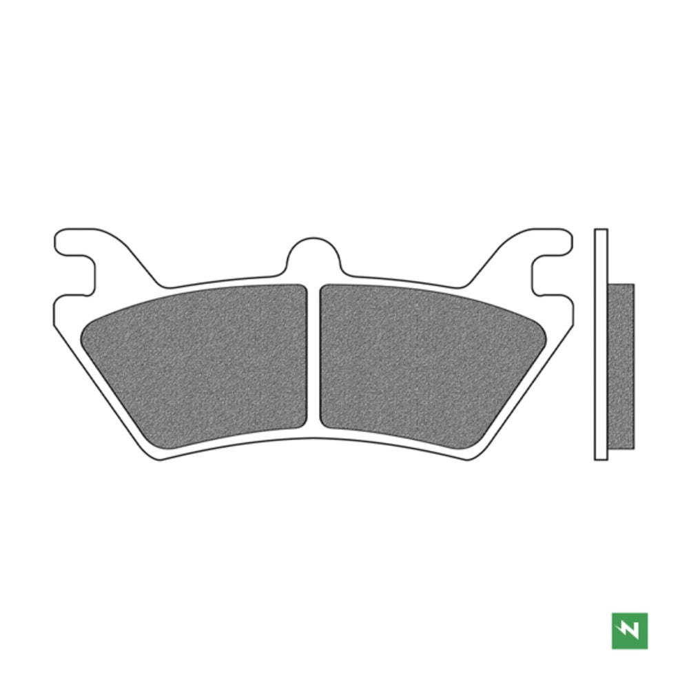 New NEWFREN Rear Brake Pad - Off Road ATV Sintered For POLARIS 1-FD0317-SV | Australian Moto Spares